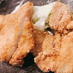 いいやま食事処 あたご亭 - 山賊唐揚げ定食