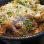 そば坊 - 旬穴子かき揚げ玉子とじ天丼