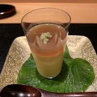 御料理 まつ山 - 玉蜀黍すり流し