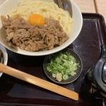 純愛うどん なでしこ - 肉釜玉うどん（￥1180）