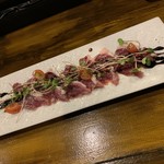 MILLE FIORI - 河内鴨のカルパッチョ（￥1400）
