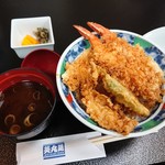 Asakusa Tempura Aoimaru Shin - 天丼全容