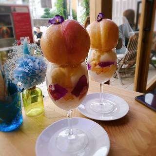 大宰府でパフェ たぶん今期最後の By ホンコン コバ カフェ Coba Cafe 太宰府 カフェ 食べログ