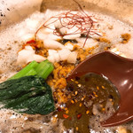 三代目晴レル屋 - 痺れる黒胡麻スープ