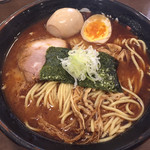 麺処田ぶし - 田ぶしラーメン 大盛 730円  煮卵サービス