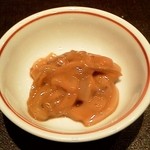 銀座 矢部 - 自家製塩辛 (2012/1)