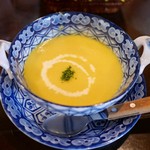 La Luce - 有機のもろこしスープ　700円