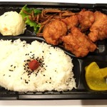 ディオ - からあげ弁当(税抜)184円　※開封後　(2019.08.20)