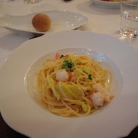 RISTORANTE REGA - 白菜と小エビのクリームパスタ