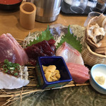 Onagawa Umi No Zen Nyu- Ko Nori - 刺身定食  七海