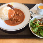 FUSION DINING  F - ビーフカレーのサラダセット 税込1500円