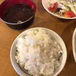 こなもん屋 - ごはん、味噌汁