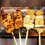 やきとり ふう ファースト - モモ、ネギマ