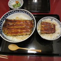 うなぎ割烹 大江戸 - いかだ大丼　＆　小丼
