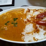 アジアンキッチンからうま - ランチのカレーライス 550円税別 旨い。ココナッツ味