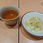 サイゼリヤ - ランチサラダ（コールスロー）・スープ