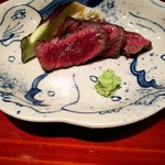 鮨料理 一高 - 千屋牛の炭火焼、泉州の水ナス