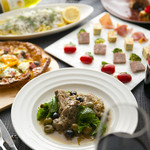 PESCA - ボリューム◎『4,500円コース』平田牧場三元豚・パイッツァ・本格パスタなど多彩（飲み放題付6,000円）