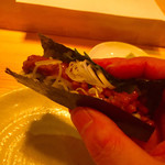 権八 NORI-TEMAKI - 納豆明太220円＋カリフラワーライス30円