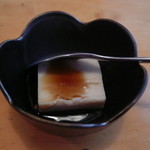 うなぎ亭 友栄 - ぴーなっつ豆腐