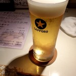 イタリアンおでん酒場ぶらっせ - ①ビール