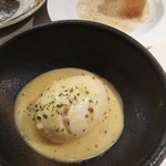 イタリアンおでん酒場ぶらっせ - ④半熟卵のウフマヨ