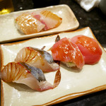 春駒 - しょうゆを塗った後