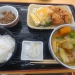 佐俣の湯 - お元気だご汁御膳820円