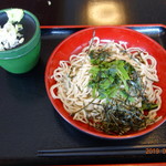 そば工房 ことぶき - 料理写真:葉わさびそば