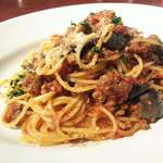 エスト! プロッシモ - 本日のパスタ（Rosso）旬の茄子入り牛肉のボロネーゼ スパゲッティーニ