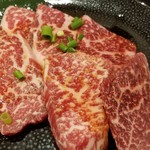 Yakiniku Sanga - 和牛特選カルビ？　1490円