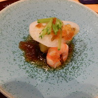 口福 みなみ - 長茄子とヒスイの土佐酢ジュレ