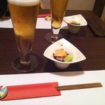 The四季處 飛来 - ビールとお通し