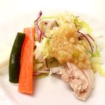 香港料理 紫林 - 20190821蒸し鶏サラダ