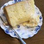 喫茶 陶庵 - 塩ミルクのシフォンケーキ  300円