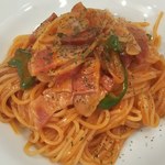 べじたぶるkitchen　イロドリ - パスタの定番ナポリタンランチはあるけど、ディナーでは載ってない裏メニュー的存在です。