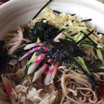 元気や - 冷やしたぬきそば  税込660円。以前より、盛り付けが、雑になっているけどね〜