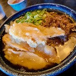 あずみうどん - 肉ごぼううどん！