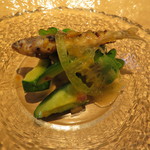 RISTORANTE IL NODO - 稚鮎　渡辺農園さんの胡瓜とピーマン