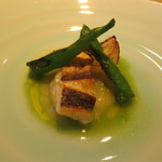 RISTORANTE IL NODO - ホウボウと玉ねぎ・万願寺唐辛子