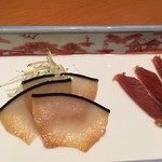 Jouetsu Yasuda - 鯨ベーコン、鮭とば