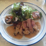 ダン ル シエル - 茶美豚肩ロース肉のソテー