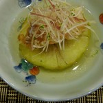 千載一遇 - ⑥賀茂茄子揚げ出しと秋田産アマダイ