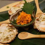 禅紫 - この時期に美味しいせいこがにが食べられるなんて♡