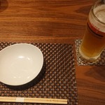 肉と魚 かいり - 生ビール