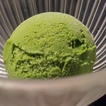 町衆料理 京もん - 丸久小山園さんの抹茶アイス