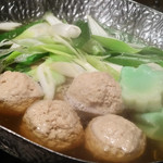 町衆料理 京もん - 鴨団子と九条葱の小鍋