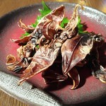 町衆料理 京もん - 干しホタルイカの炙り