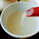 そば処長岡屋 - そば湯
