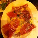 俺のイタリアン marche - 生ハムとマッシュルームのタリアテッレ